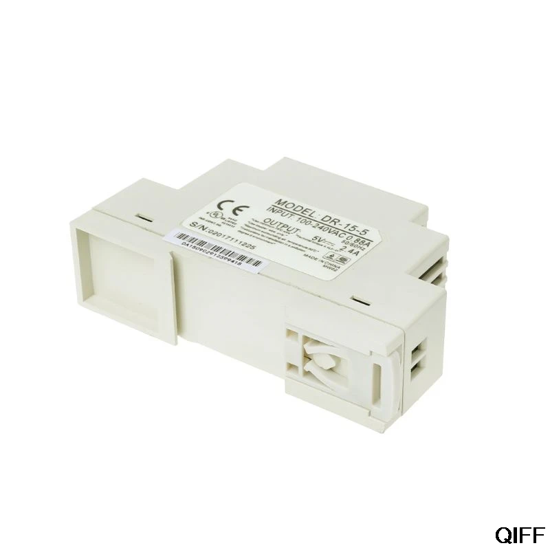 Прямая поставка& DR-15W промышленные din-рейку импульсный Питание 5V 12V 15V 24V в августе 19