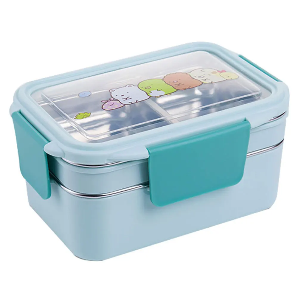 Контейнер Bento для обеда коробка Тепловая изоляция коробочки для обеда пикники прочный двухслойный портативный