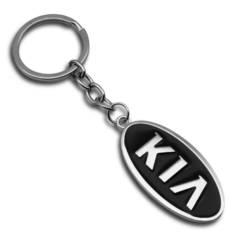 

1pcs 3D Metal Car Keychain Key Chain Keyring For kia ceed sportage 2018 rio3 4 soul cerato picantoAuto Car Accessories