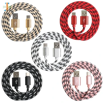 

100pcs/lot Micro USB Cable for iphone XS 8 Redmi Note 5 Pro Cord Nylon Lattice Braided Fast Charging Cable for Samsung S6 Honor