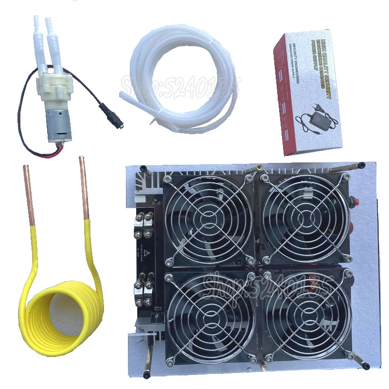 5kw/5000w Zvs Induction Heater Induction Heating Pcb Board Heating Machine Melted Metal + Coil