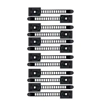 

100 Pcs Adjustable Cable Clips Self-Adhesive Cord Fixer Wire Clamp Strap Holder Jun20 Dropship