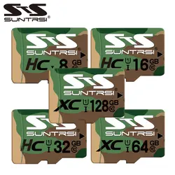 Suntrsi Micro SD Card 16 ГБ 32 ГБ Class 10 высокая Скорость Microsd Mini Card для телефонов и Камера реального ёмкость 64 ГБ карты памяти
