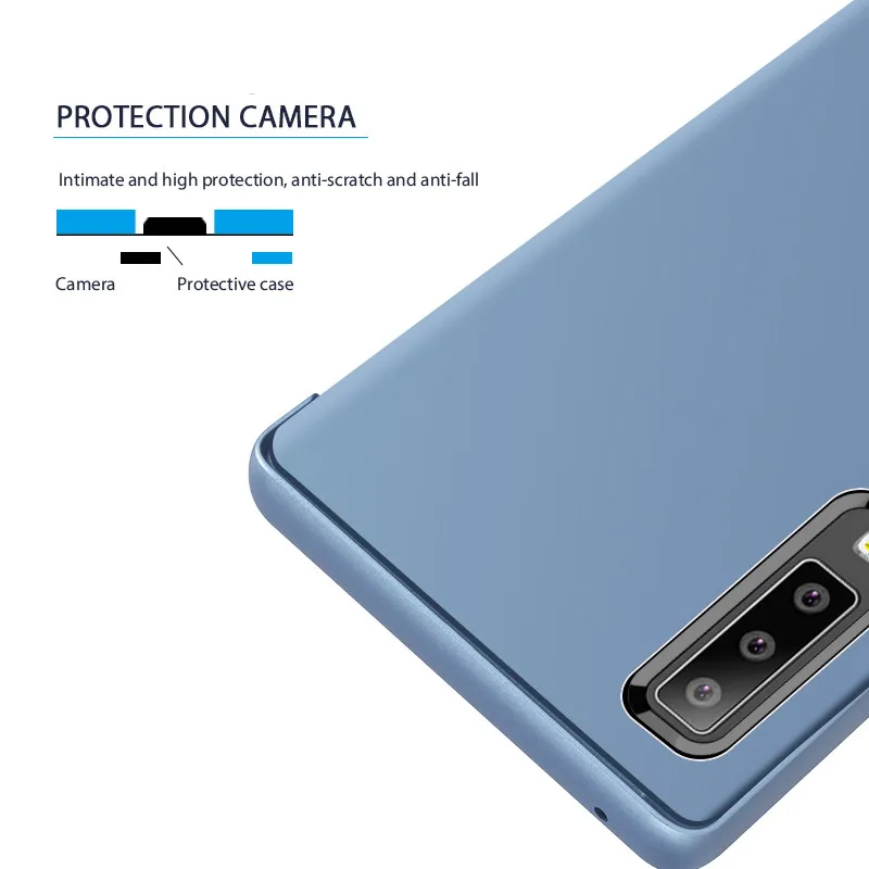 Умный зеркальный чехол для телефона для samsung Galaxy S10 S9 S8 плюс S10E A6 A8 A7 Note 8 9 A10 A30 A40 A50 A60 A70 M10 M20 M30 крышка