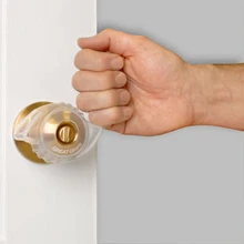 Защитные чехлы для дверных ручек протектор для задней стенки дверной ручки дети протектор защита продуктов анти-столкновения Чехлы для дверных ручек