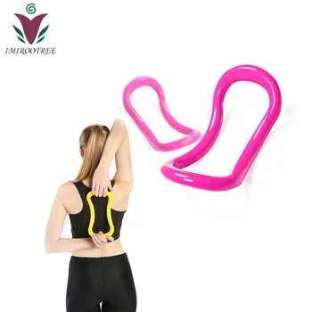 

imirootre Freeship Yoga Circle Yoga Ring Pilates Workout Ring Fitness Training Resistance Support Calf Home Training