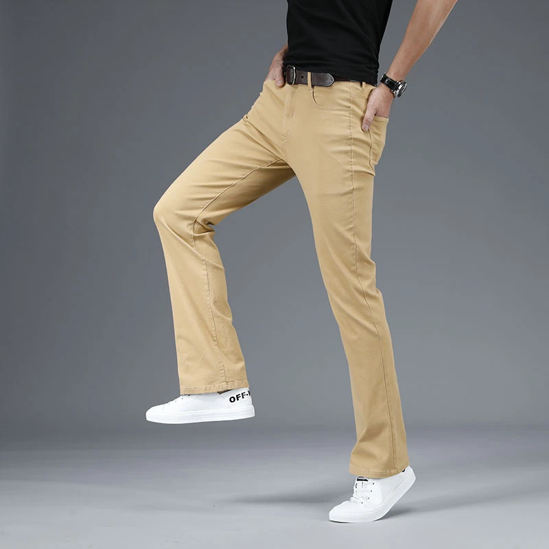 plus size stretch khaki pants