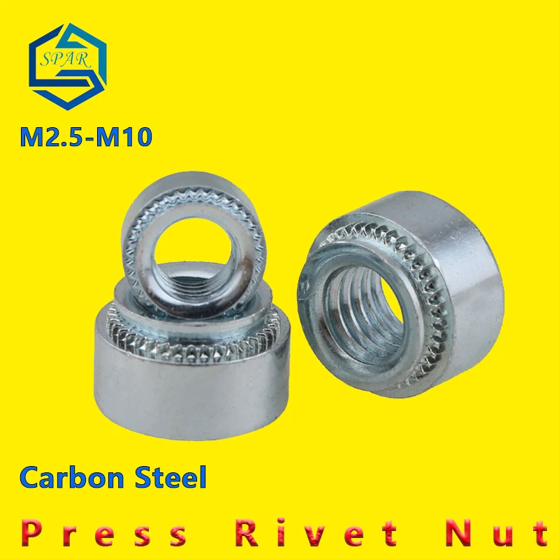 Carbon Steel Selfclinching Nuts Carbon Steel Press Rivet Nut