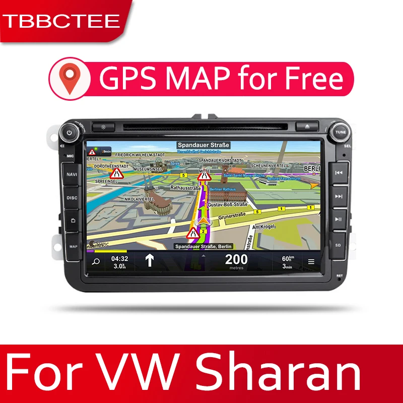 TBBCTEE Android 2 Din Автомобильный Радио Мультимедиа Видео плеер Авто Стерео gps карта для Volkswagen VW Sharan 2010~ медиа Navi DVD