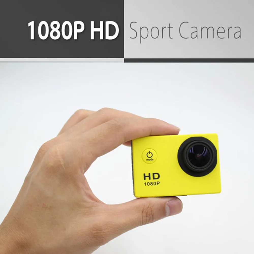 Домашнее использование мини-видеокамера Ultra 1080P(Full-HD) Водонепроницаемая 2," экшн-видеокамера 30 м Спортивная DV камера Go Car Cam Pro vlog камера
