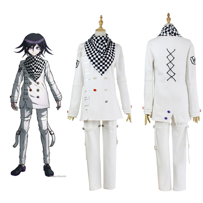 Аниме Danganronpa V3 Ouma kokichi косплей костюм японская игра школьная форма наряд |