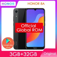 Ehre 8A Smartphone 3GB RAM Globalen ROM Android Octa-core 6,09 inch Volle Bildschirm 1560x720 Dual kamera 3020 mAh 3 Slots Handy