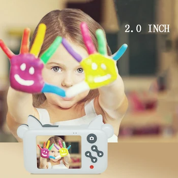 

1080P Children Video Camera Digital Camera 2.0 inch HD Screen 20MP Mini Cartoon Cute Camera for Kids Children Baby Birthday Gift