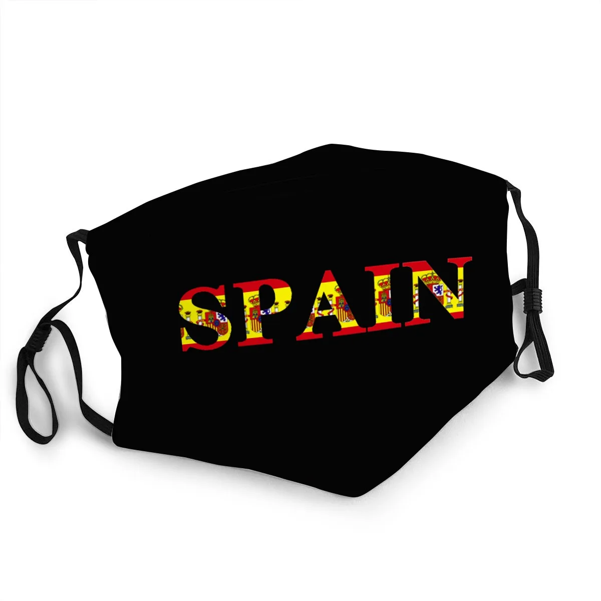 3d Printed Flag Face Mask French Spanish German Pm2.5 Washable Filter Dustproof Fabric Masque For Adult/Children | Красота и здоровье
