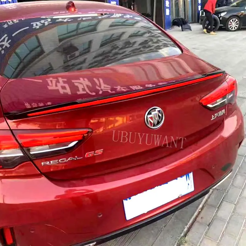 Для Buick Regal Автомобильный задний багажник спойлер ABS Материал грунтовка цвет украшение в виде хвостового крыла для Regal