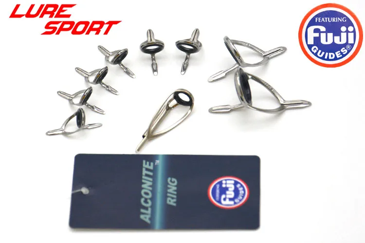 Topo e Guia Haste de Reparação Pólo de Pesca Luresport Fuji Guia Peças Conjunto Mnat Kwag Elenco Componente Edifício Faça Você Mesmo Acessório 9 Mod. 1230198 19 de reparação componente edifício pólo de pesca diy acessório