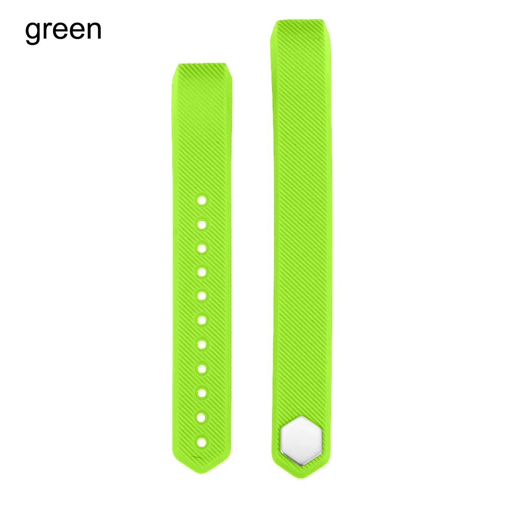 green L Силиконовый ремешок для наручных часов высокого качества браслет Для Fitbit Alta/Fitbit Alta HR - Цвет ремешка: green L