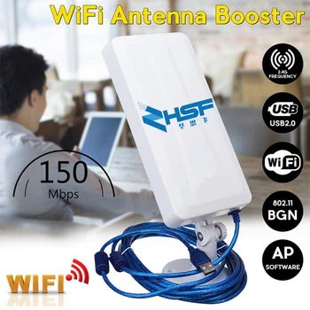 

2.4GHz WiFi antenna outdoor receiver 2500m remote wireless amplifier Wifi signal extender wifi router repeater USB adapter
