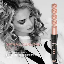 5-в-1 бигуди вращающийся для волос щипцы для завивки волос палочки Бар для прибор для завивки волос профессиональные щипцы для завивки волос, развевающиеся Инструменты для укладки волос стайлер для волос