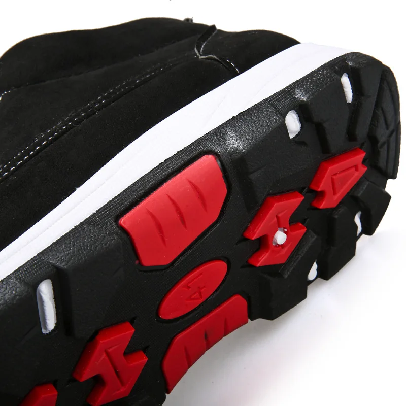 Najtaniej Męskie buty antypoślizgowe śniegowce męskie botki modne męskie futerkowe buty zimowe utrzymuj ciepłe buty sportowe męskie obuwie robocze rtg5