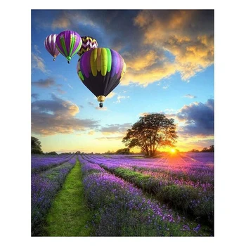 

Best Paint By Numbers for Adults and Kids DIY Oil Painting Gift Kits Pre-Printed Canvas Art Home Decoration -Lavender