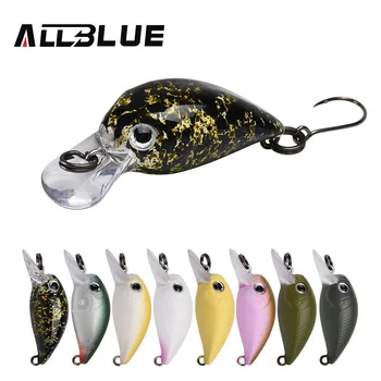 BEST DEAL ❤️ ALLBLUE JUMP 1.9g 25mm Mini Crankbait Wobbler Trout Fishing Lure Freshwater Minnow Crank Artificial Hard Bait Fishing Tackle - discount item 28% OFF Sports & Entertainment