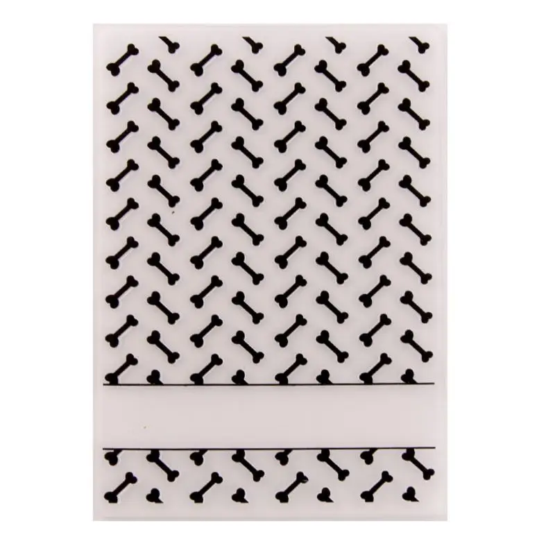 

Bones Plastic Embossing Folder Template DIY Scrapbook Photo Album Card Making