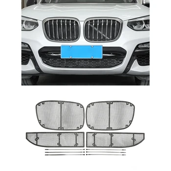 

Car Front Grille Water Tank Protection Net Engine Protection Insect Net for-BMW X3 G01 2018 2019 2020