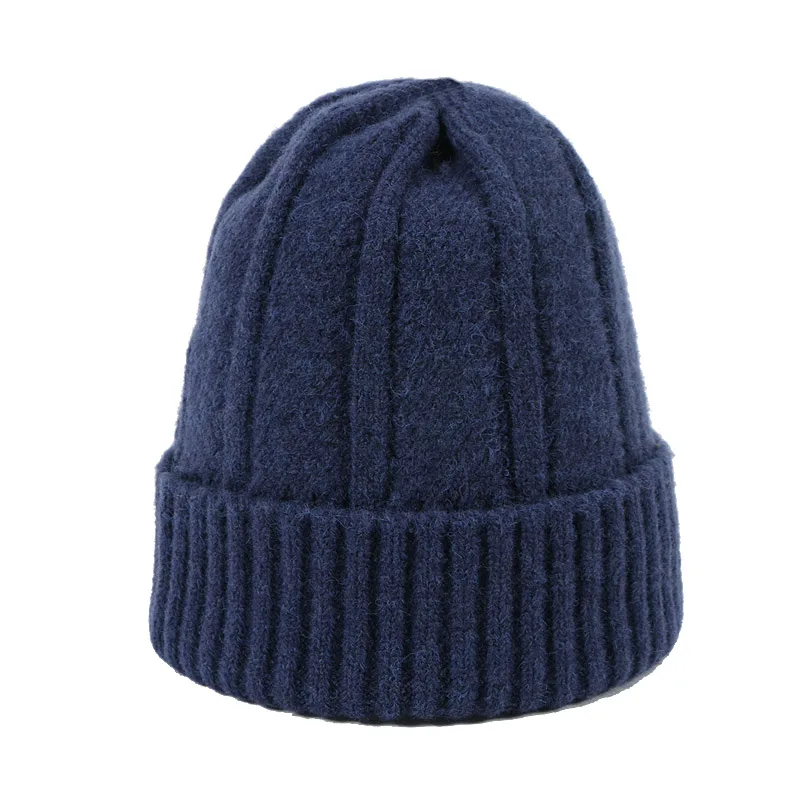 Новое поступление Skullies зимняя вязаная шапка шарф набор для мужчин и женщин сплошной цвет Теплые шарфы с капюшоном мужские зимние уличные шапки s перчатки