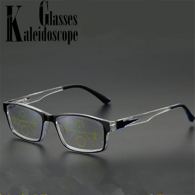 

Progressive Multifocal Reading Glasses Men Women Anti Blue Light Eyeglasses Near Far Sight Diopter +1.0 +1.5 +2.0 +2.5 +3.0 +3.5