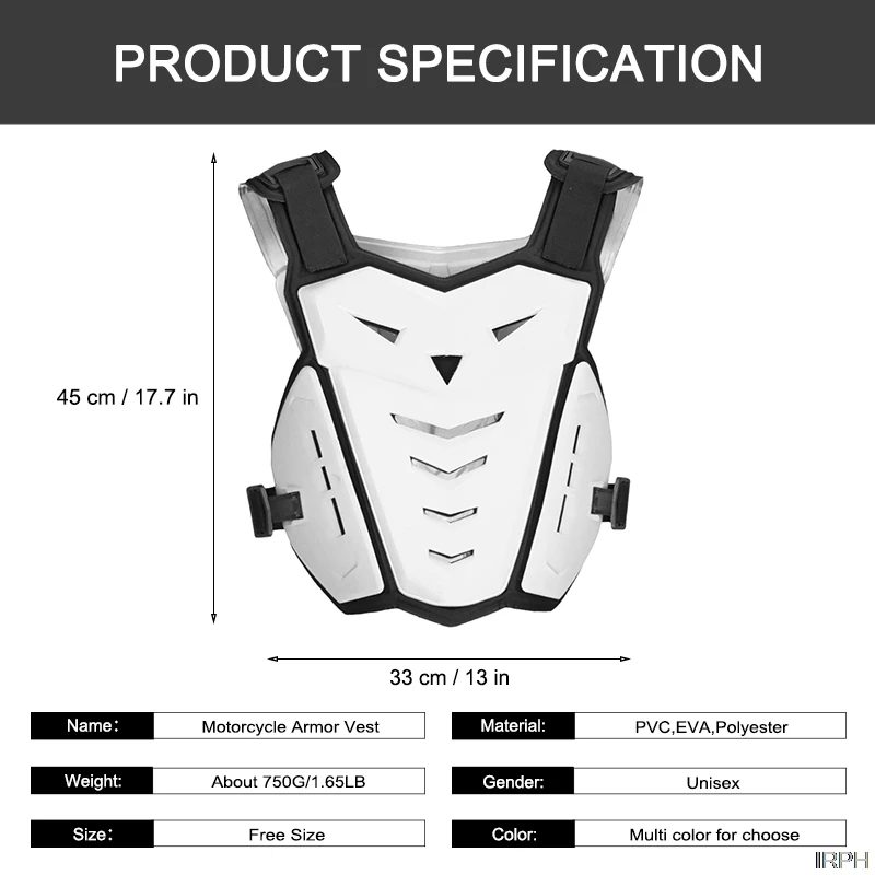 Защитный жилет для мотоцикла, защита от груди, снаряжение для мотокросса, скейтбординг, гоночный жилет, защита для тела
