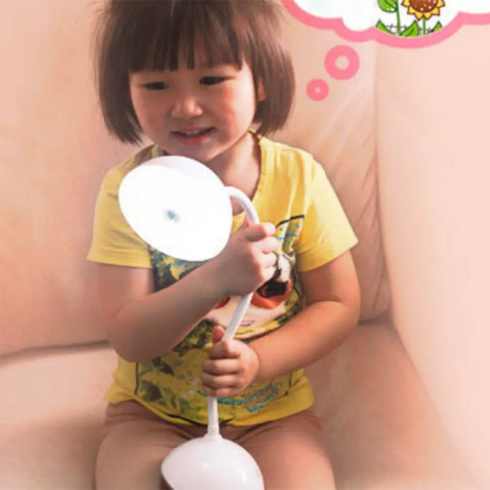 Сенсорная Светодиодная лампа в форме гарнитуры с зарядкой от Usb, Детская прикроватная лампа для чтения