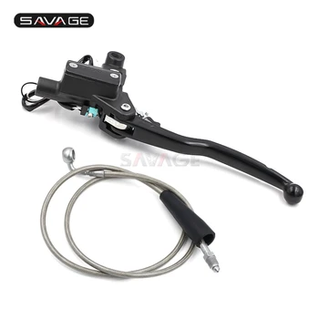 

Universal Left Hydraulic Master Cylinder Clutch Lever Oil Hose Pipe For YAMAHA HONDA SUZUKI KAWASAKI Motorcycle Diameter 11mm