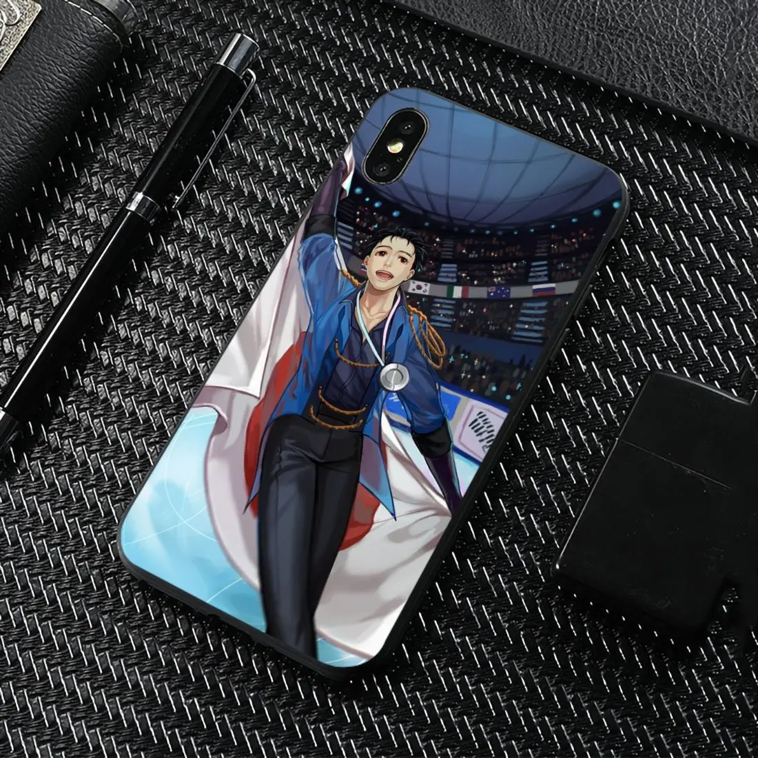 Мягкий кожаный чехол для Samsung Galaxy S6 S10E S10 Edge Lite Plus Core Grand Prime Alpha J1 mini Cartoon Yuri On Ice Victor