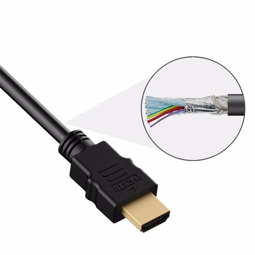 Ouhaobin HDMI к DVI кабель 24 + 1 pin адаптер Кабели для DVD HDTV xbox высокоскоростной hdmi Кабель 8