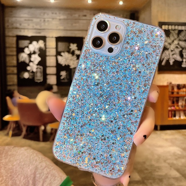 For Realme 8 C20 C20A C21 C21Y GT Narzo 30 V13 V15 5i 5 7 i C17 C11 C12 C15 X7 C2S C2 Q2 V3 V5 Pro Bling Glitter Back Cover