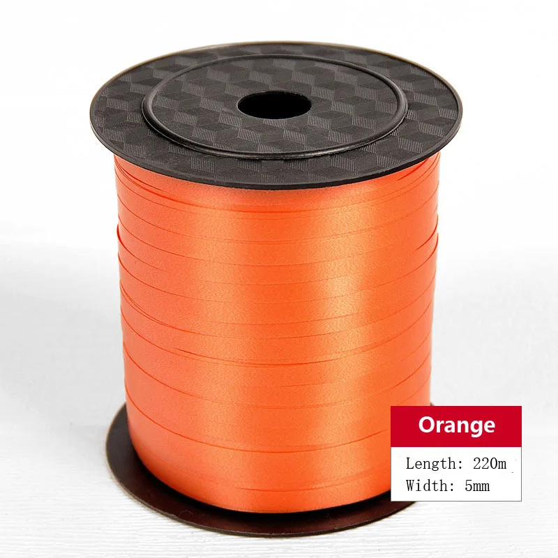 1-Orange Воздушные шары ленты лента-лазер для вечерние украшения подарки на день рождения DIY упаковка свадебные украшения фольги атласные ленты аксессуары - Цвет: 1-Orange