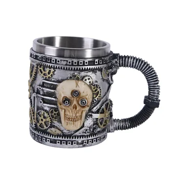 

Mark Coffee Skull Resin Skull Beer Steins Wine Glass Tea Cup