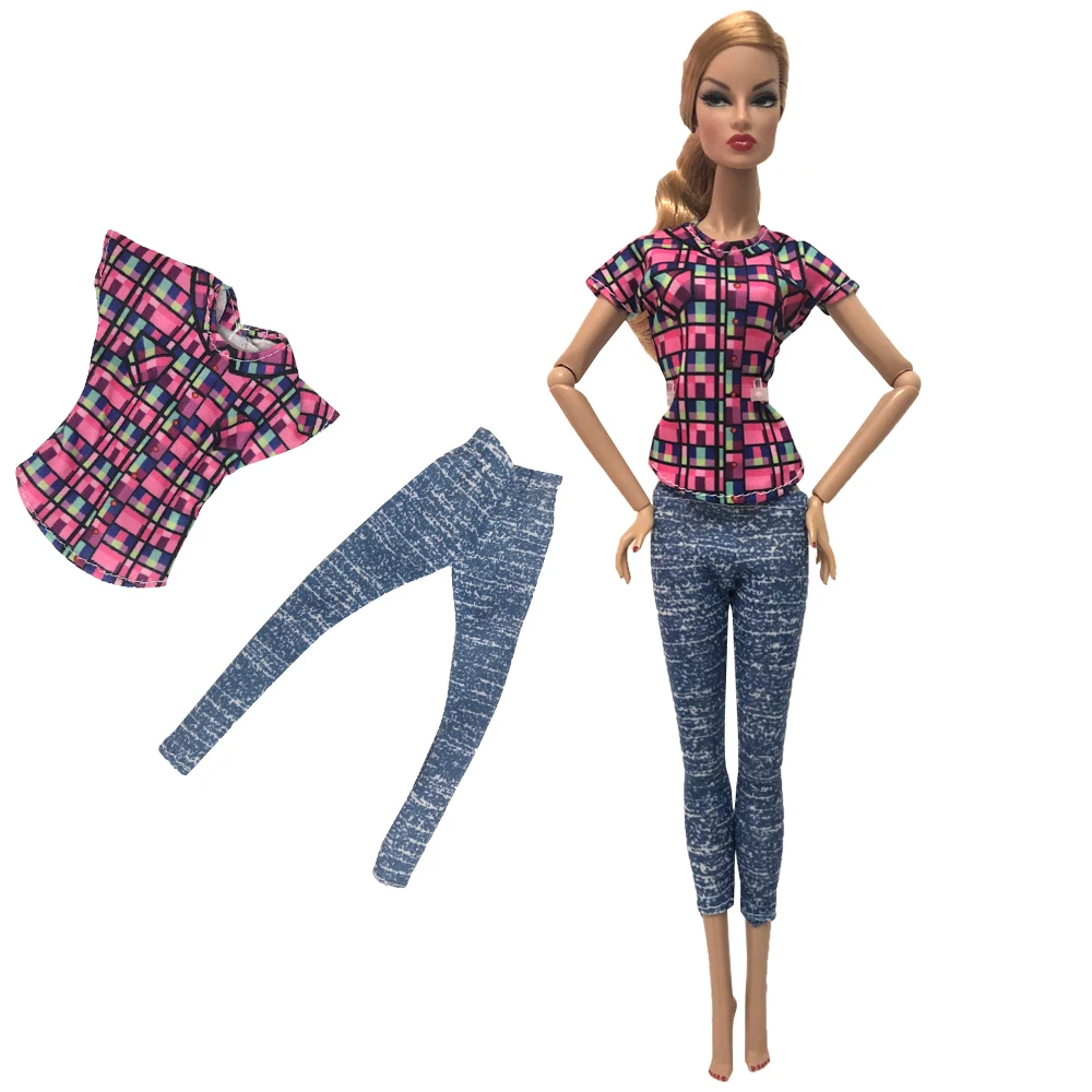 

NK One Pcs 2020 Doll Dress Handmade Clothes Fashion Casual Skirt For Barbie Doll Accessories Child Toys Girls' Gift 278H 1X