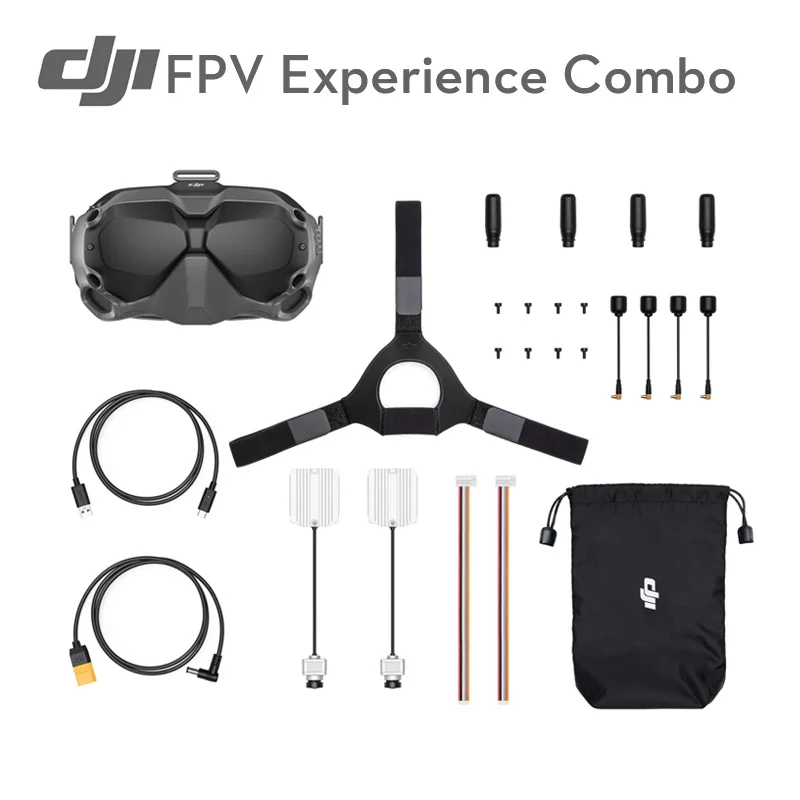

DJI FPV Experience Combo VR Glasses for RC Drone fpv drone lower latency rates 4km maximum transmission range