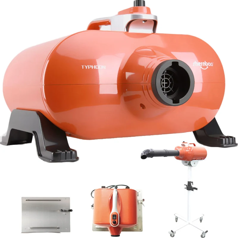 

3000W Professional Double Motor Pet Hair Dryer Dog Cat Grooming Blower Wind Large Small Wall Mounted Stand Holder Rack Support
