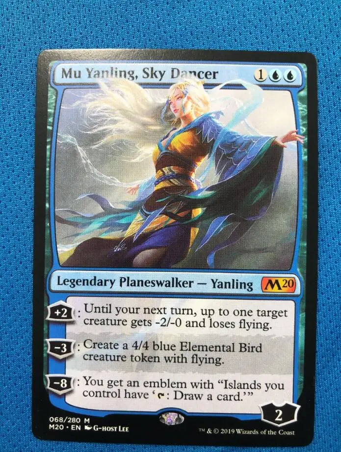 Mu Yanling, Sky Dancer M20 голограмма мага ProxyKing 8,0 VIP прокси-карты для сбора каждой карты mg