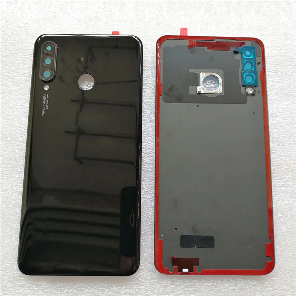 Black Задняя крышка батарейного отсека для huawei P30 Lite починка смартфона - Color: Black