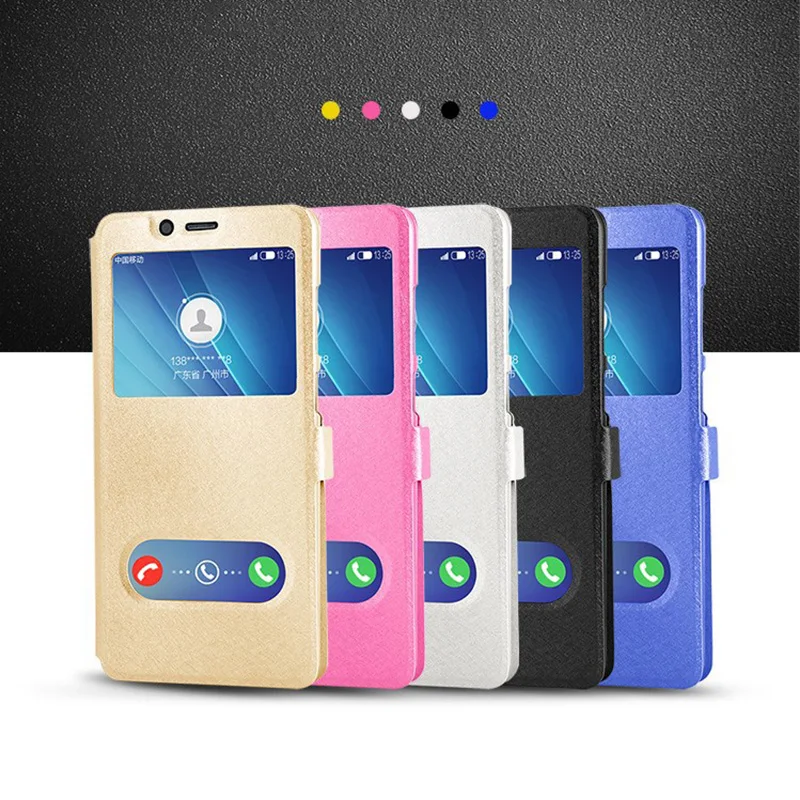 Кожаный чехол книжка с окошком для Samsung galaxy M10 M20 M30 M30S A40S C5 C9 Pro C10 J2 J5 J7 Prime G530 G360 I9080