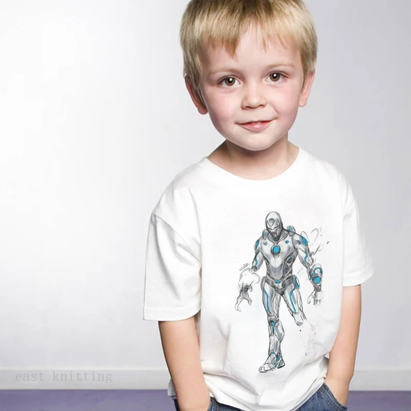 

2018 Summer August New Style Marvel Personalized & Creative Cartoon Image Design Printed Hot Selling KID'S T-shirt