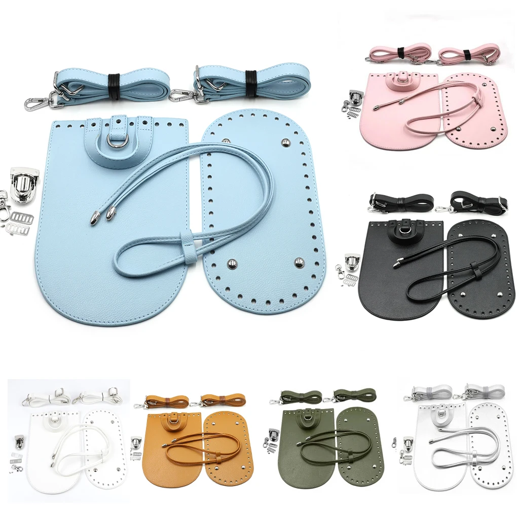 1Set Handmade Bag Bottom Flap Cover Hardware Package Accessories For Bags Diy HandBag Shloulder Straps For Diy Women Backpack 30pcs square metal buckles k gold handbag tassel cap clasp bag straps chain buckle hook connector hanger hardware accessories