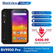 Blackview BV9900 Pro Thermal Camera Mobile Phone Helio P90 Octa Core 8GB 128GB IP68 4G Rugged Smartphone 48MP Quad Rear Camera