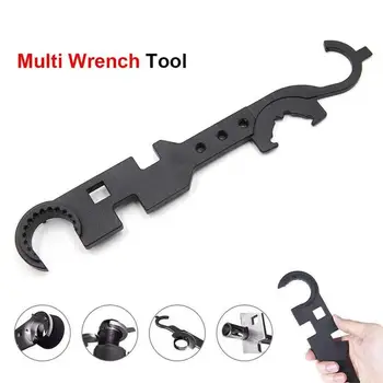 

AR15 / M4 Tool Wrench Field Multi-function Wrench Steel AR Outdoor Heavy Duty Multi Combo Purpose All Steel Metal wrench