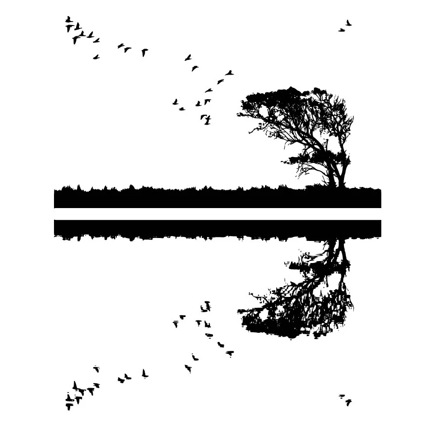 

AZSG Tree Bird Inverted Image Clear Stamps For DIY Scrapbooking Decorative Card making Crafts Fun Decoration Supplies 10*15cm
