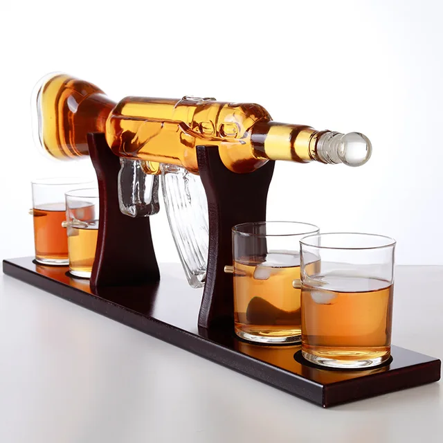 AK47 Gun Decanter Pistol Shape Decanter Bottle BOXA Lifestyle